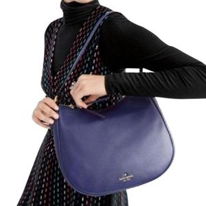 kate spade cobble hill mylie leather hobo, blue